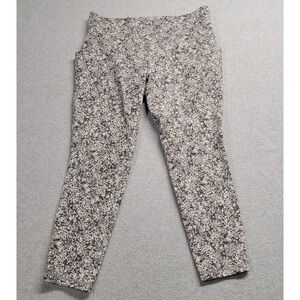 Athleta‎ Salutation Stash Pocket Leggings Textured Tight Power Of She Size Large